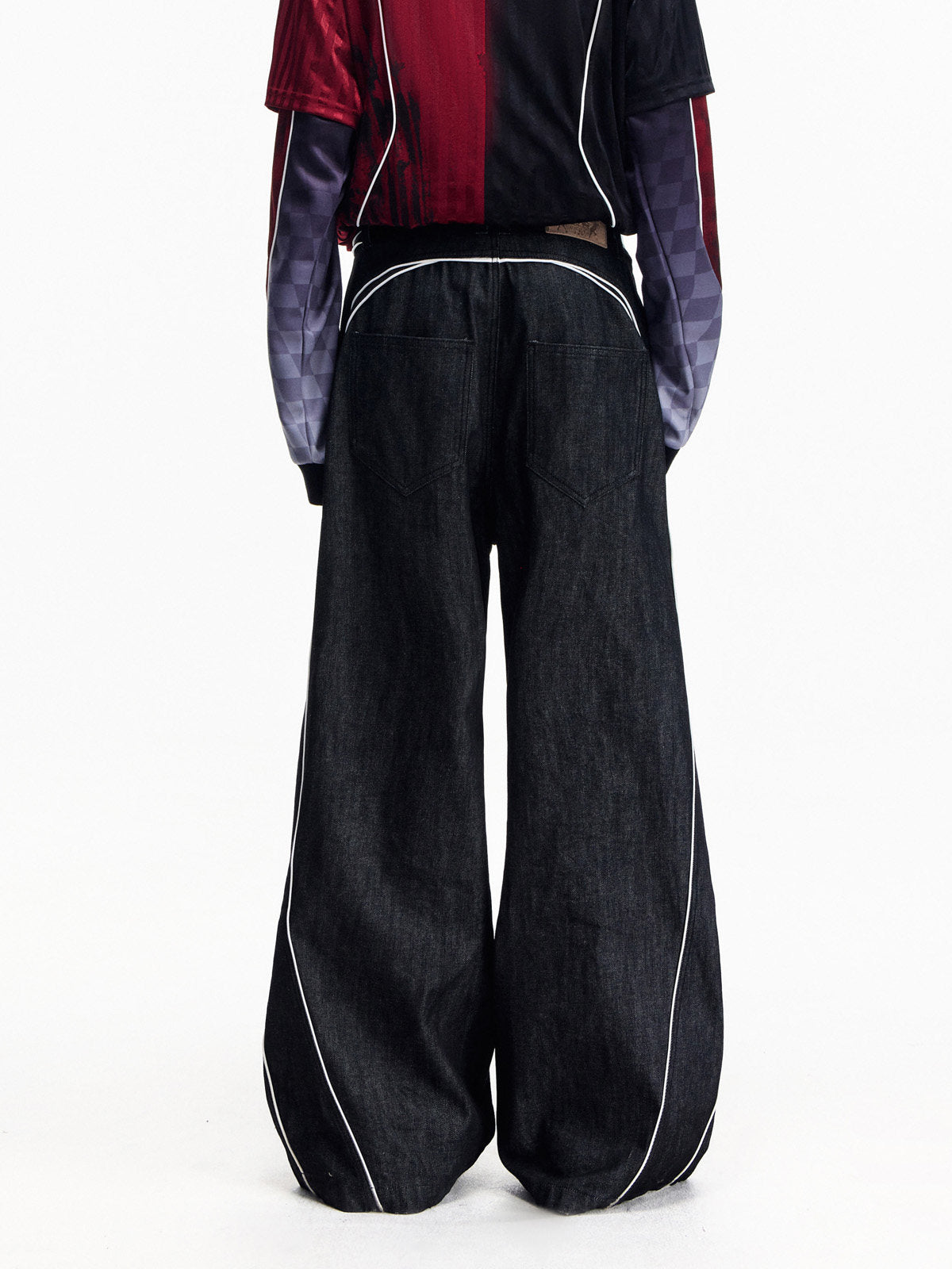 High-Waisted Wide-Leg Jeans