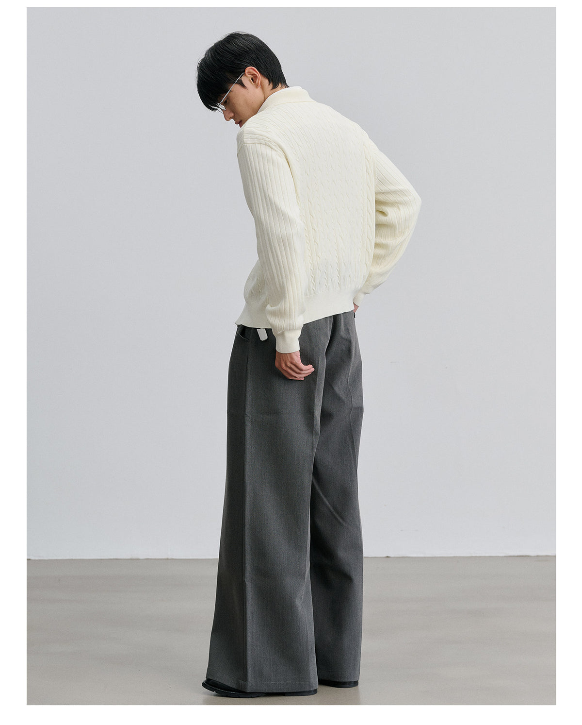Cable-Knit Cardigan