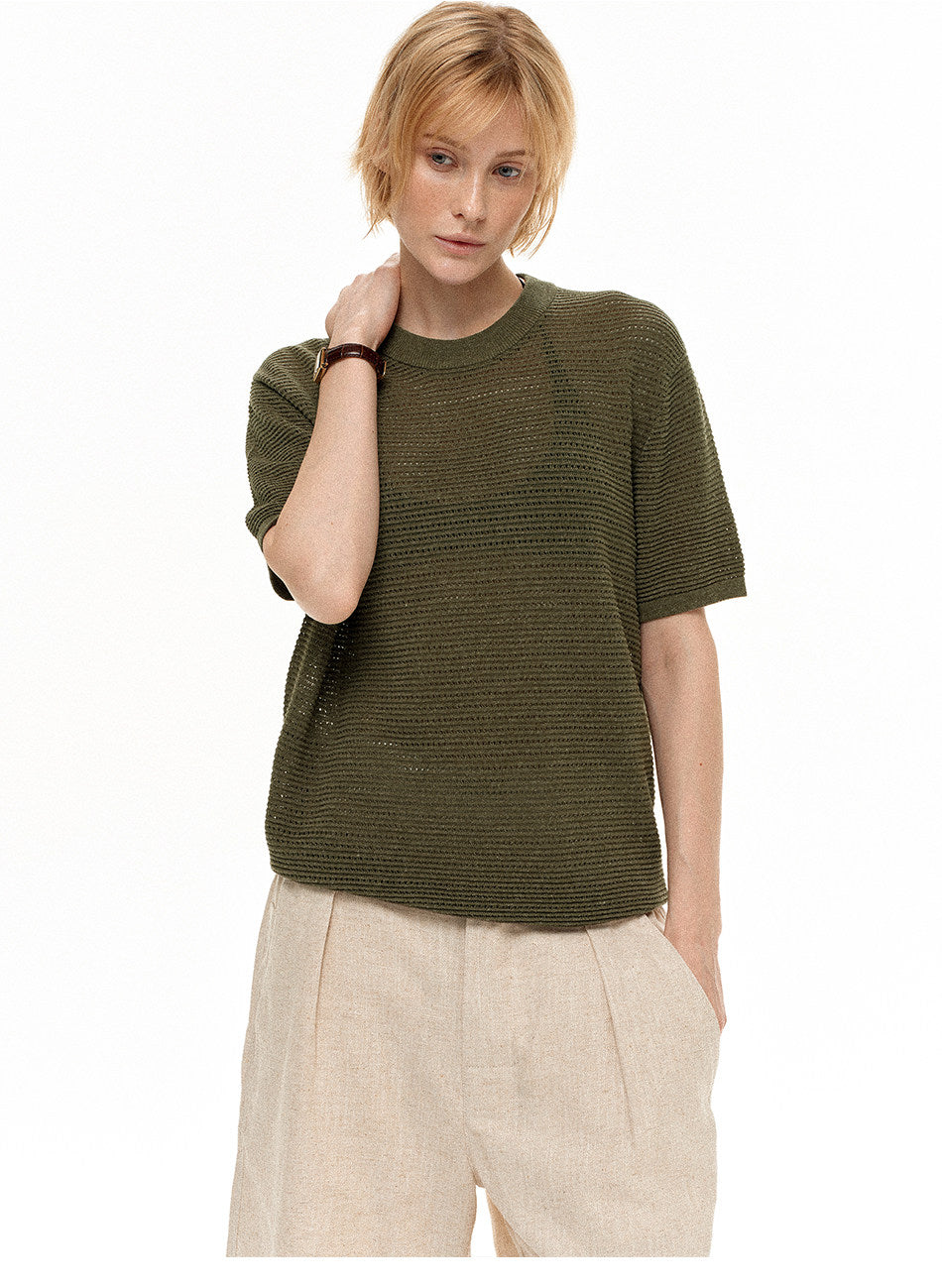 Mesh Short-Sleeve T-Shirt