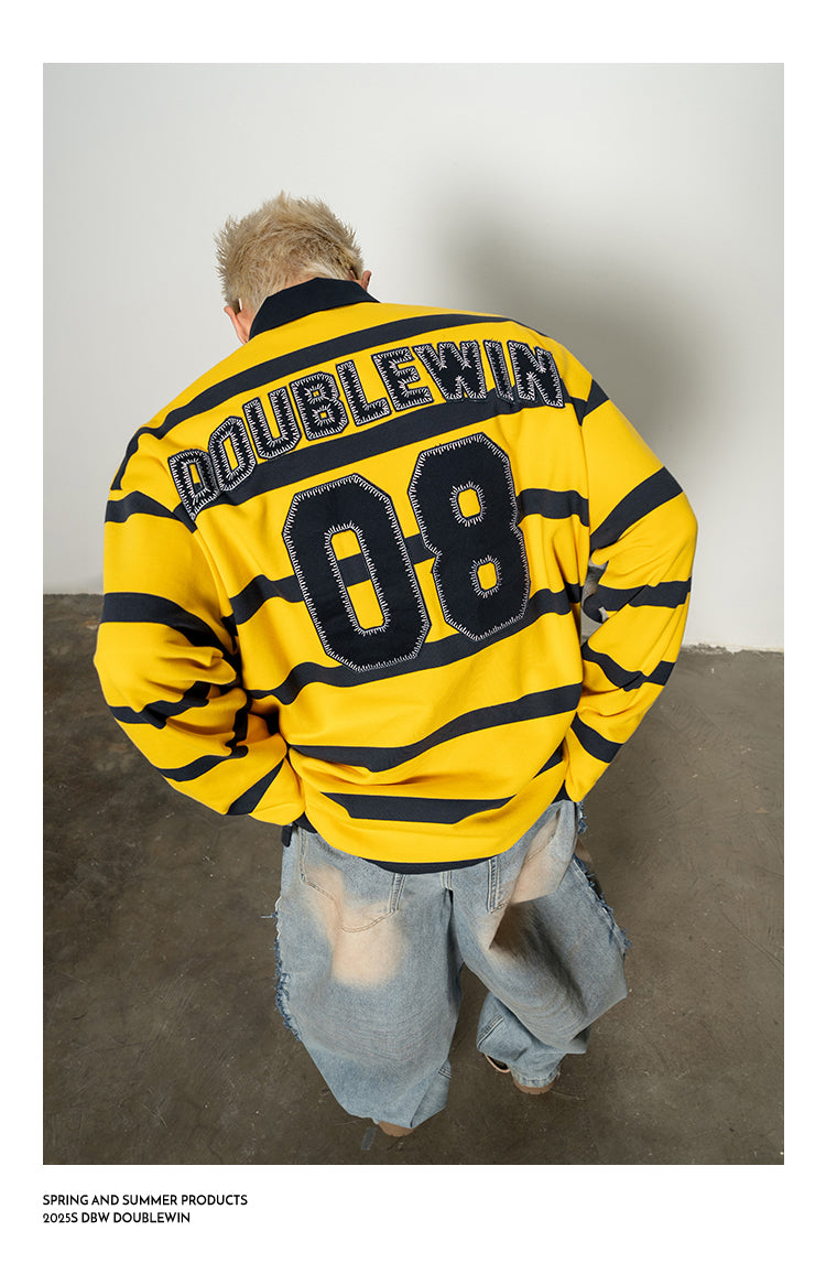 Patch Embroidery Polo Shirt