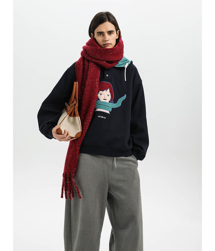 Contrast Color Anti-Static Parka