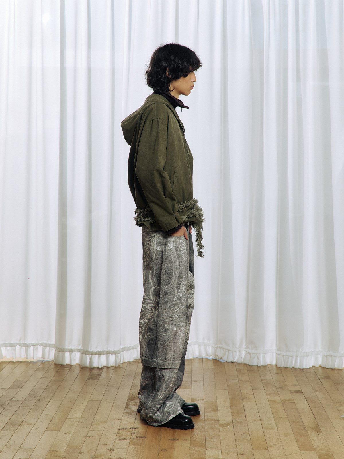 Tassel Large Hooded Jacket