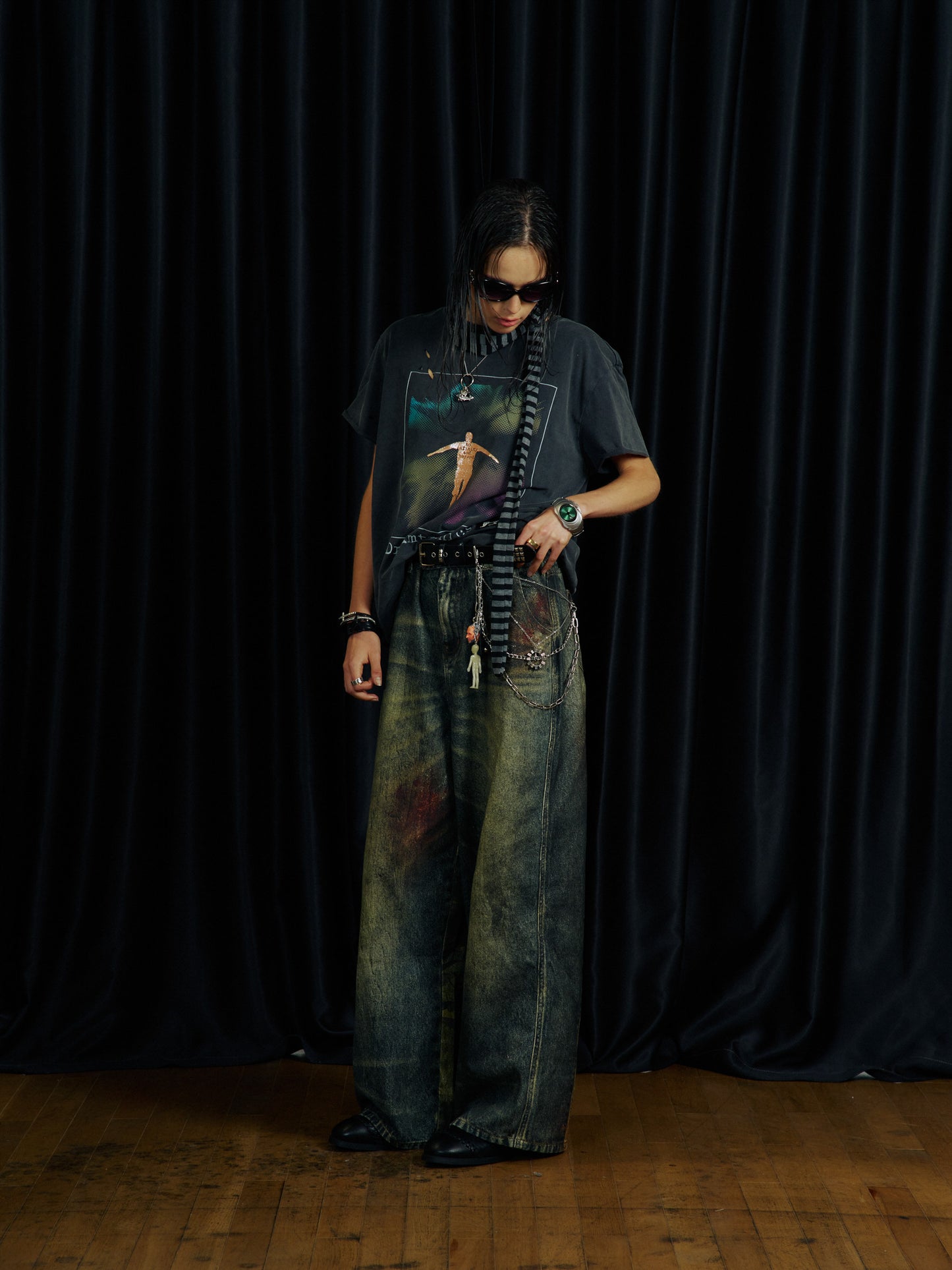 Glitter-Print T-Shirt