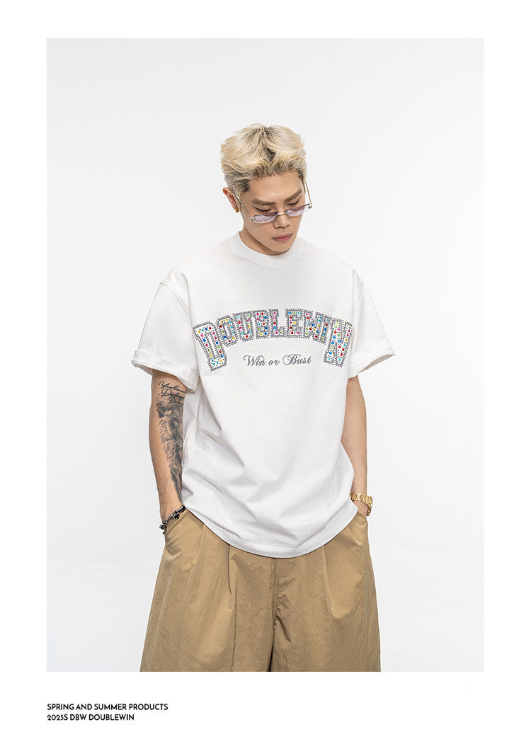 Loose-fit Round-Neck Casual T-Shirt