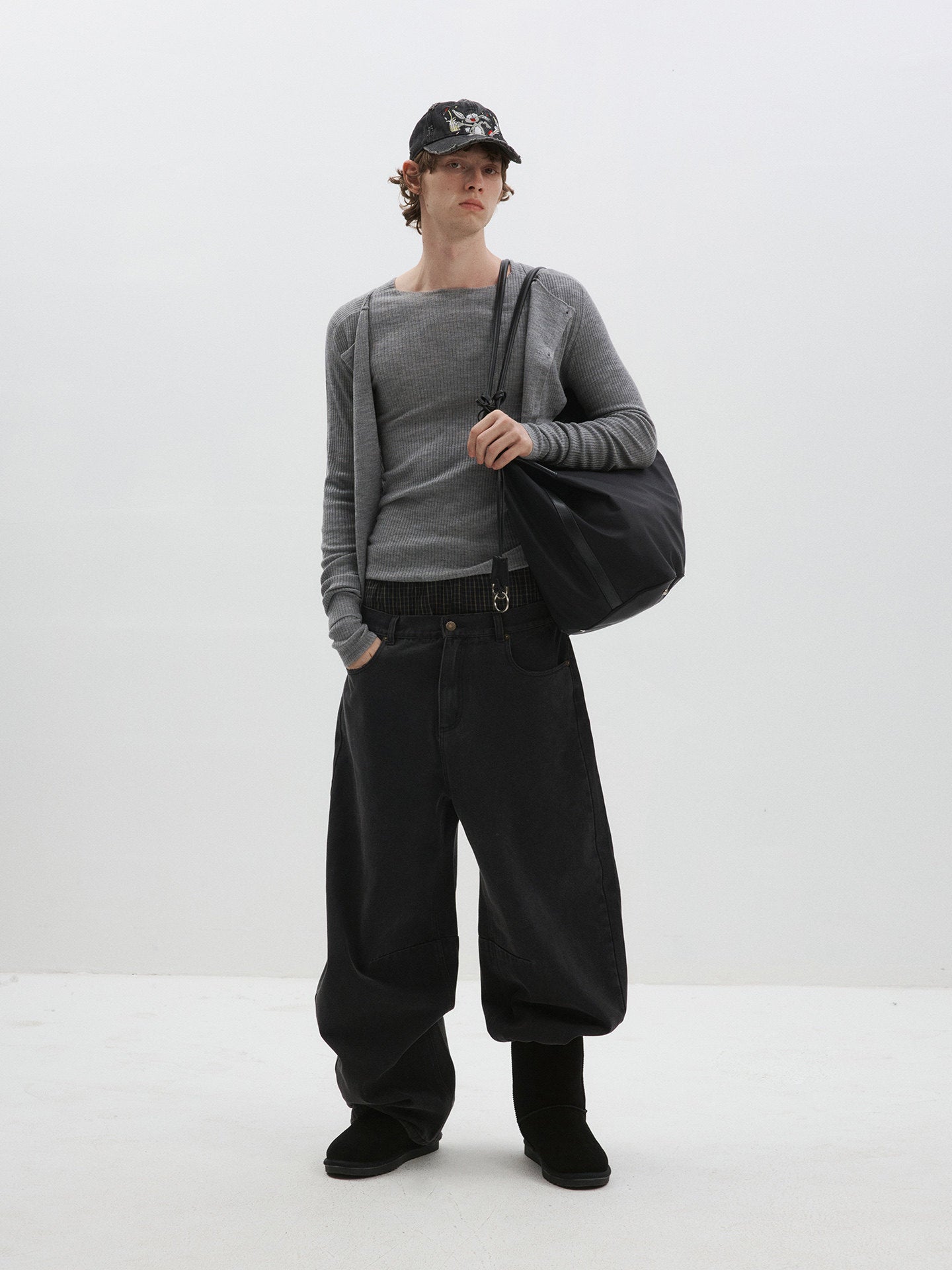 Wool Slim-Fit Knit Cardigan