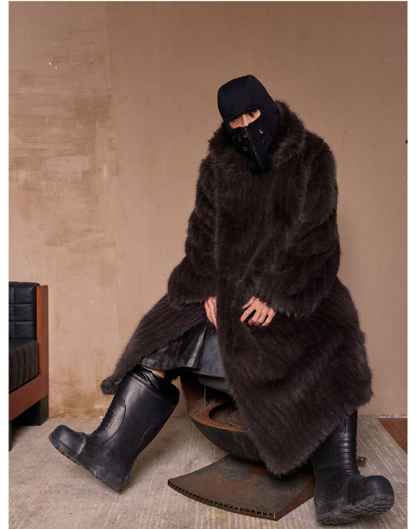 Original design dark knit hat