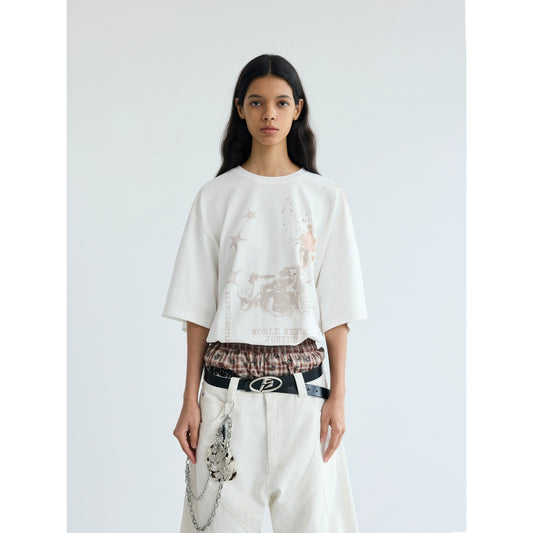 Direct Print Casual T-Shirt