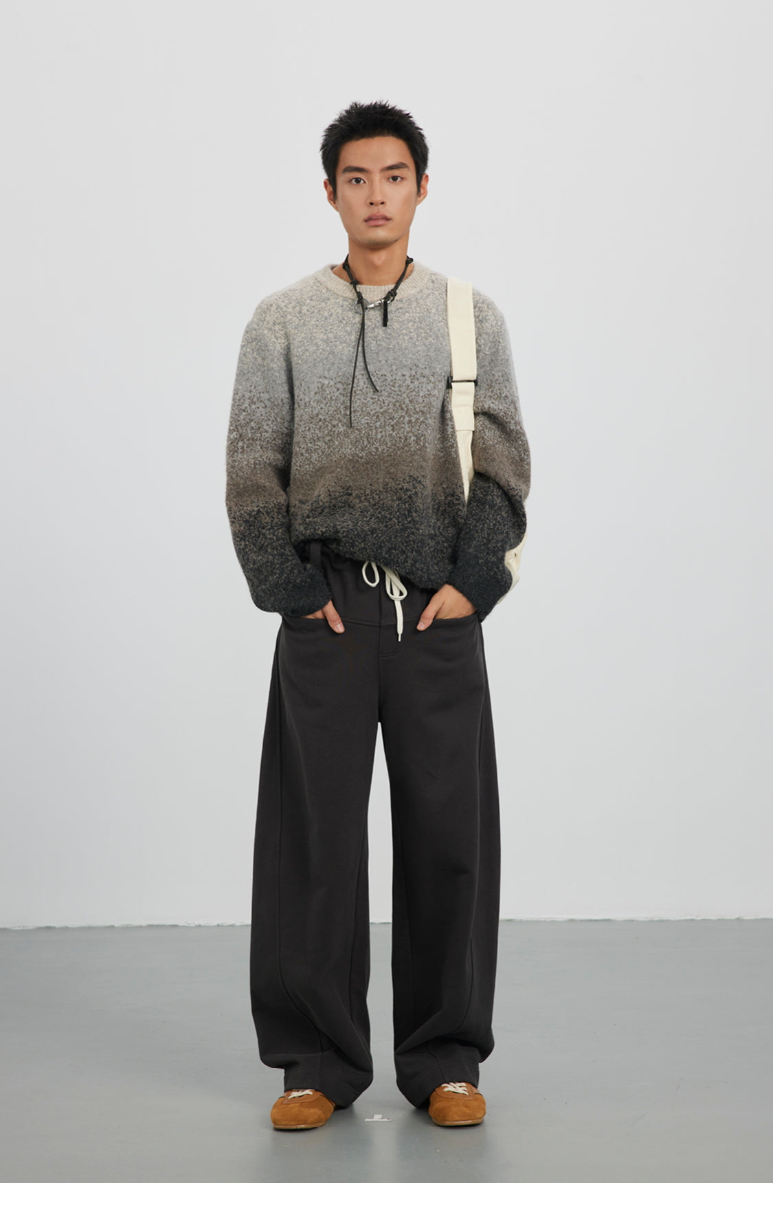 Gradient Crew Neck Sweater