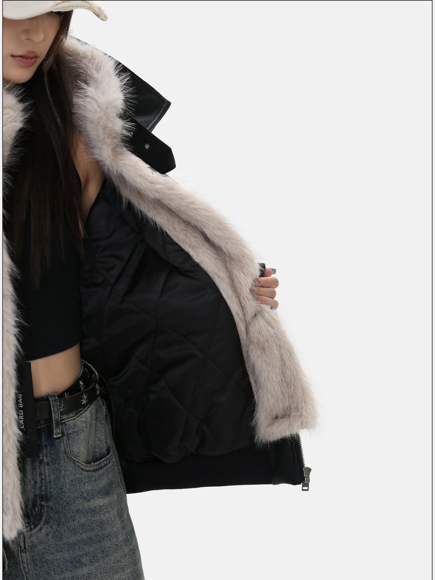 Retro Shearling Short Jacket