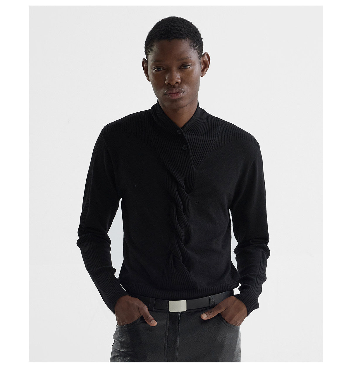 Basic V-neck Knit Sweater