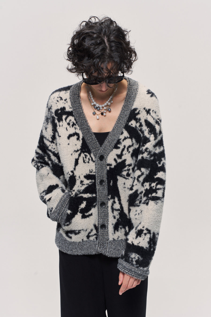 Faux Mink Fur Thick Cardigan