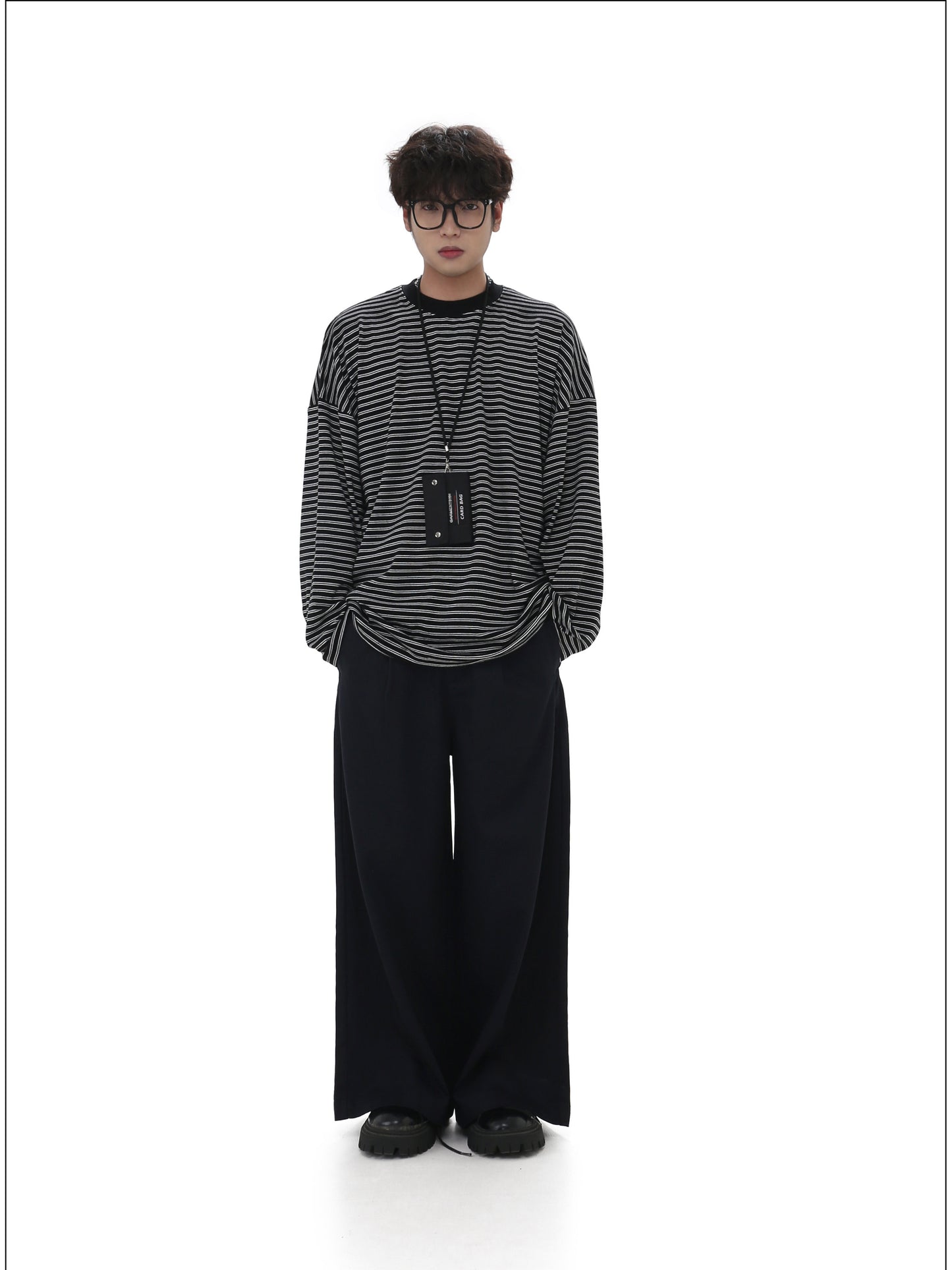 Elastic Waist Relaxed Casual Pants