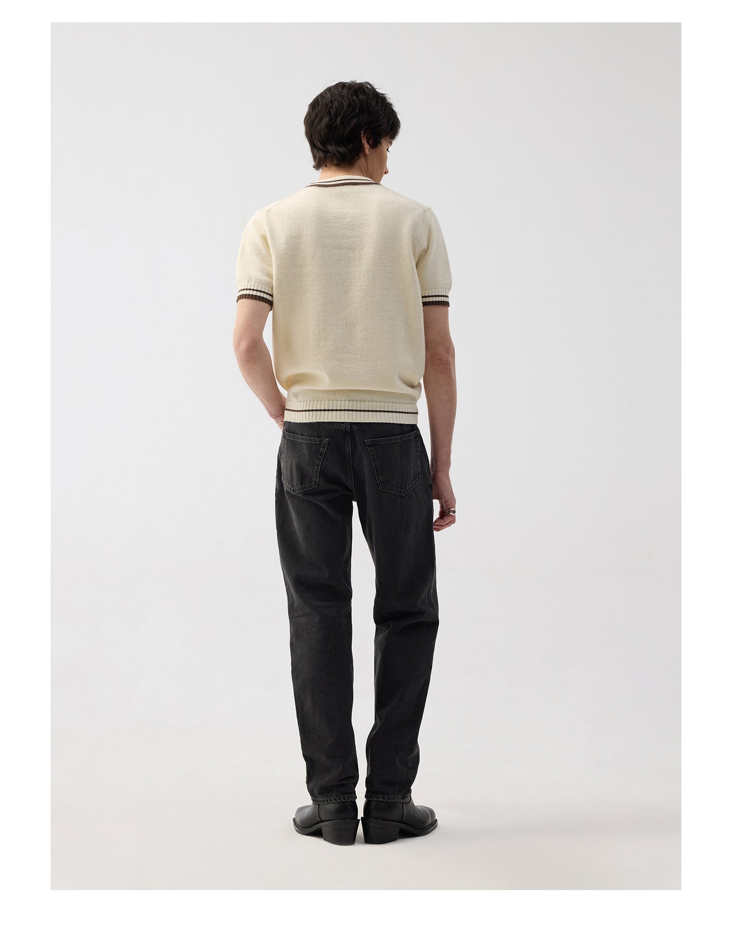 Casual Knit Crew Neck Shirt