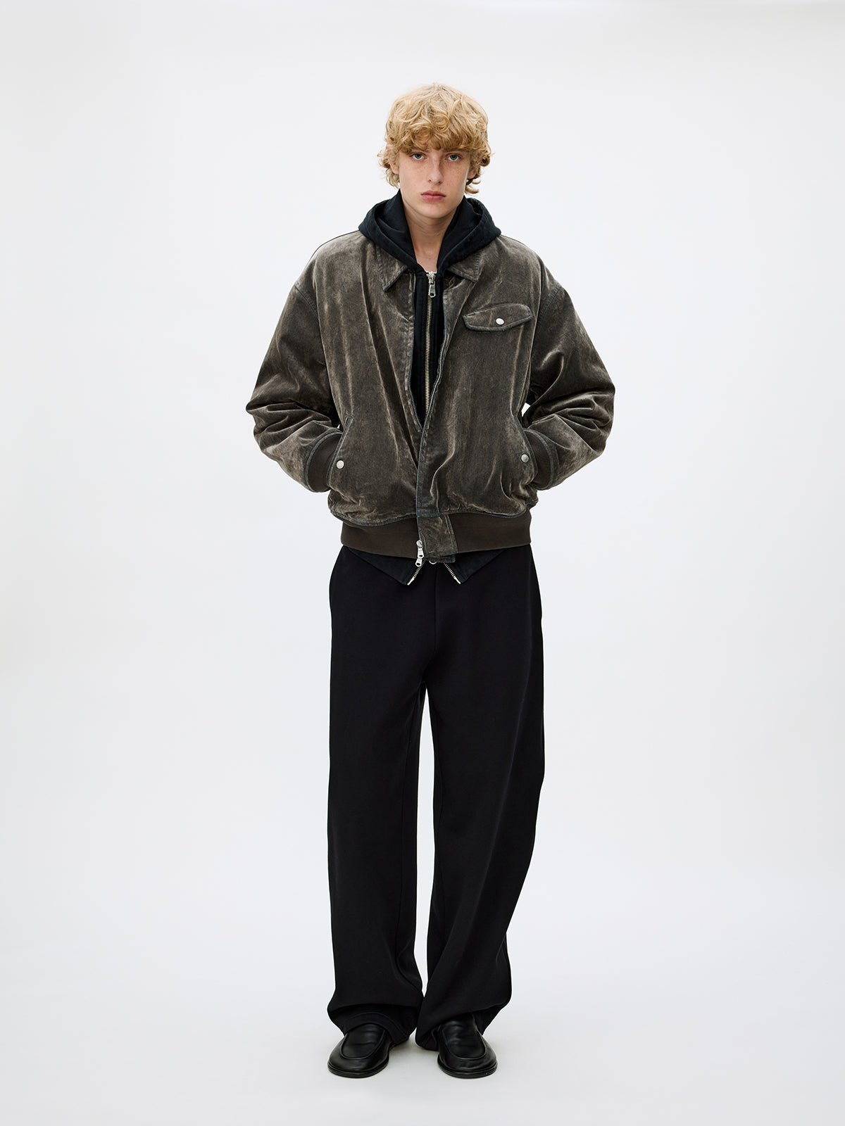 Flock Denim Bomber Jacket