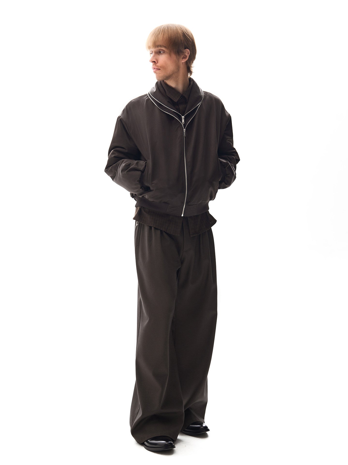 Double Zipper Cotton Pad Jacket