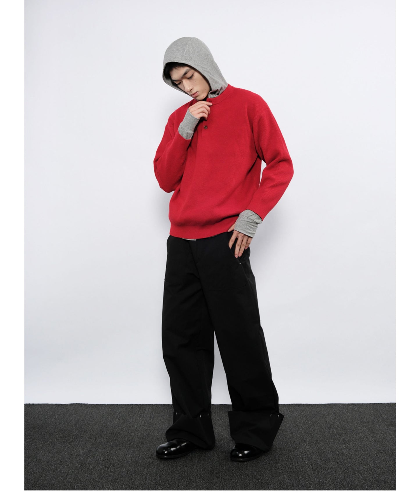 Straight-Leg Casual Pants