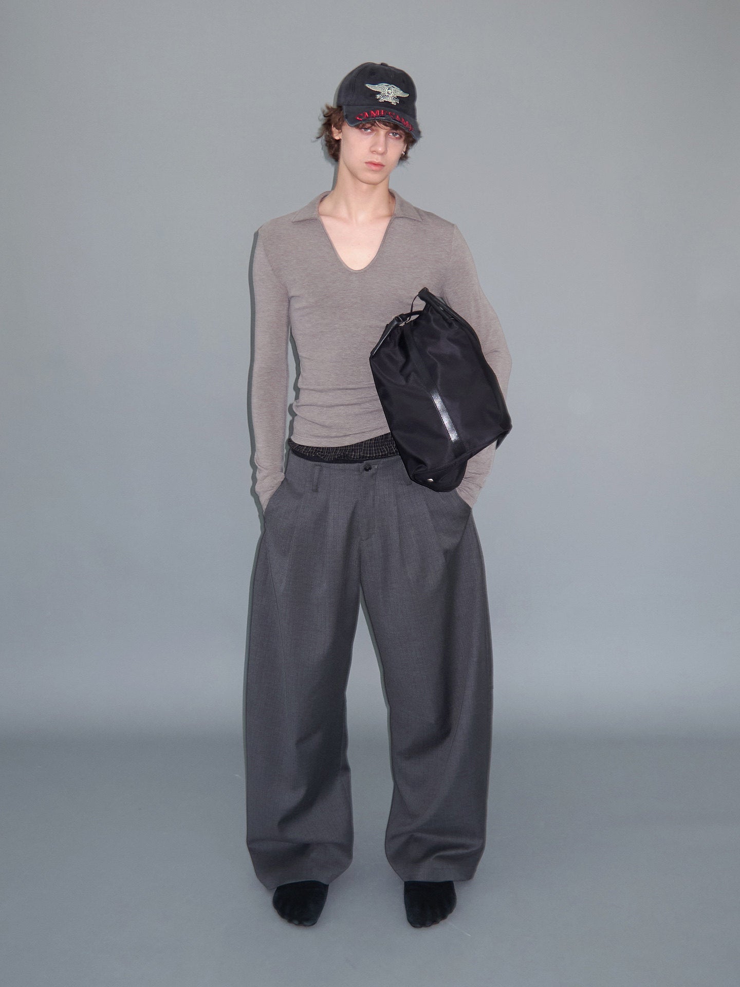 Small-Sized U-Neck T-Shirt