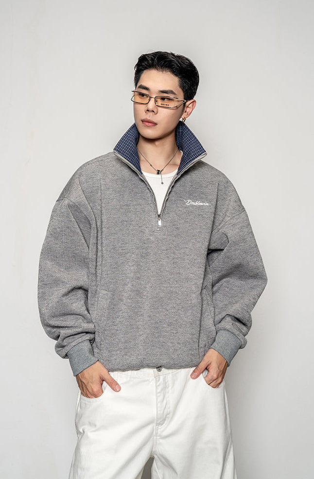 Stand Collar Sweatshirt