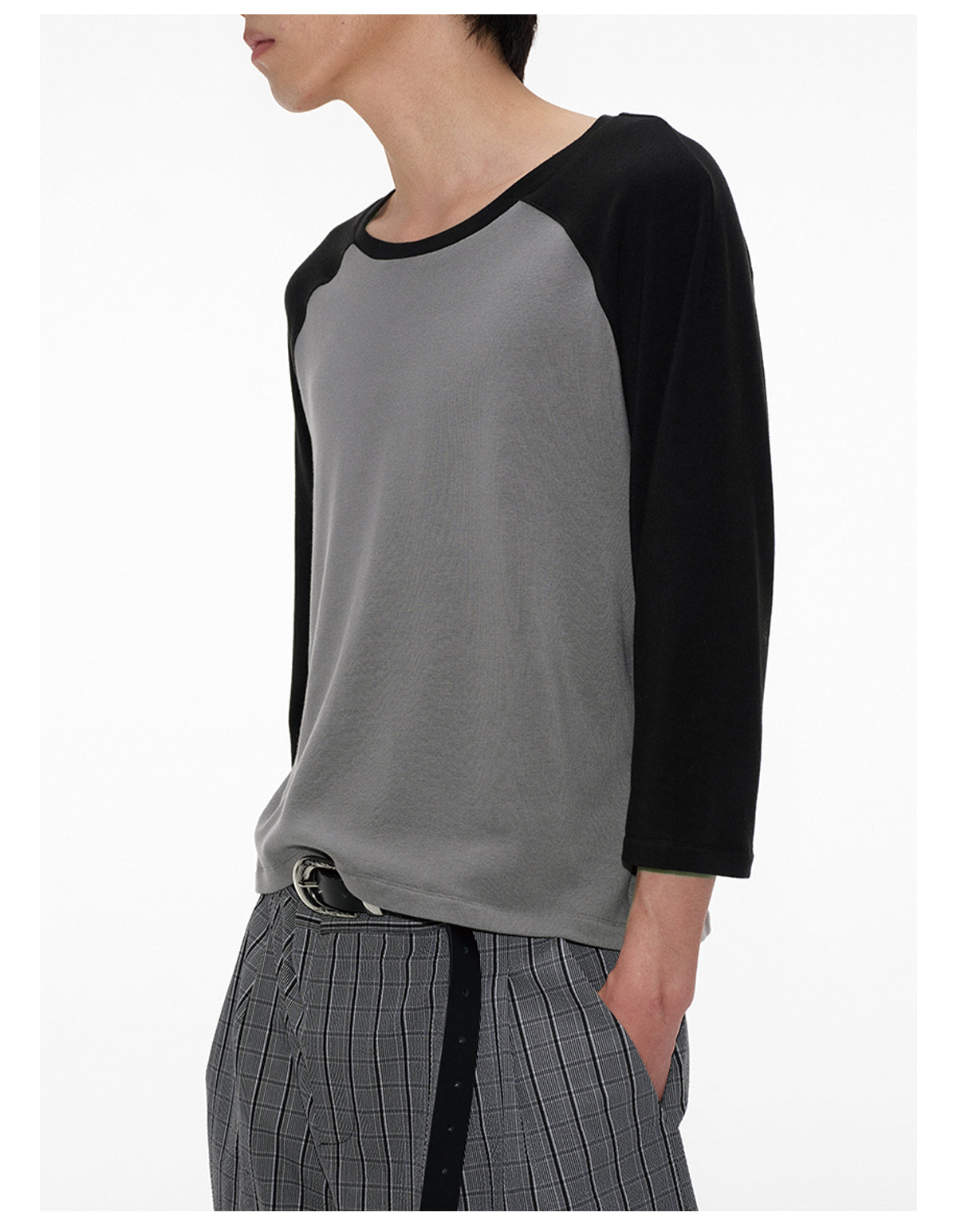 Contrast Color Raglan T-Shirt