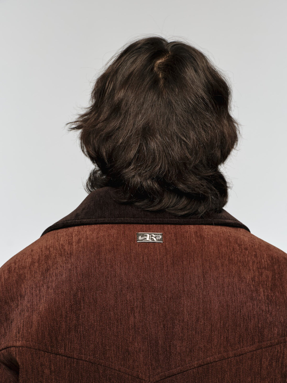 Short, Wide-Cut Velvet Jacket