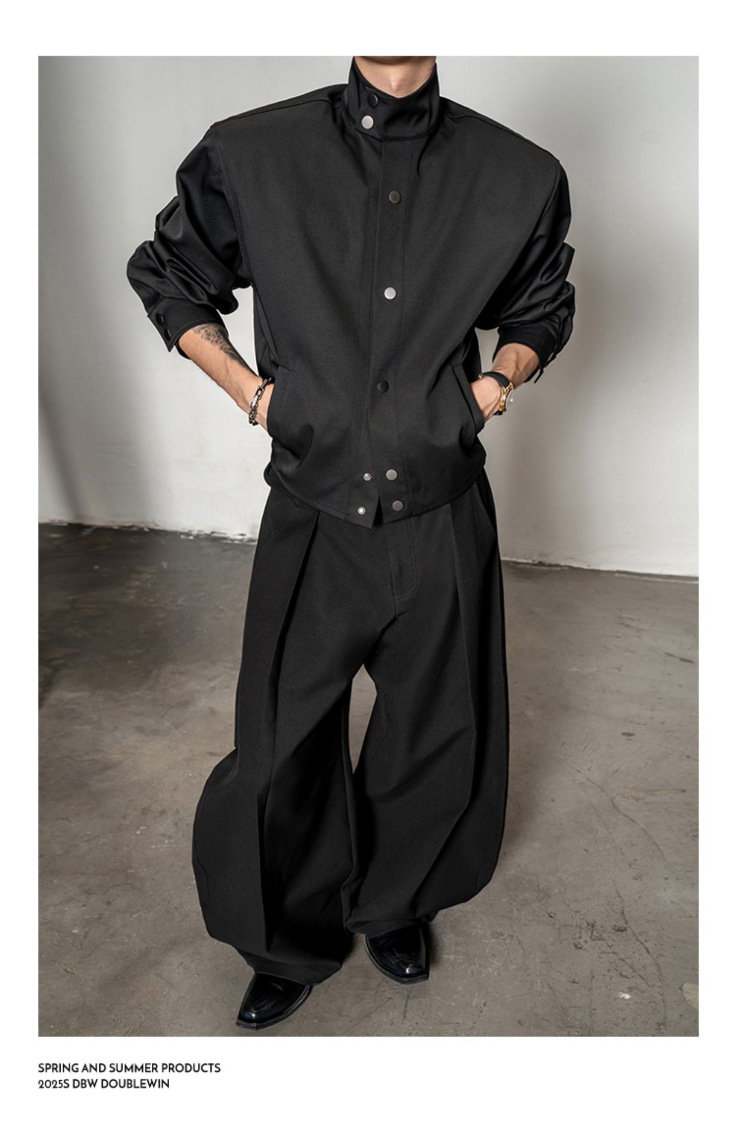 Straight-Waist Short Jacket