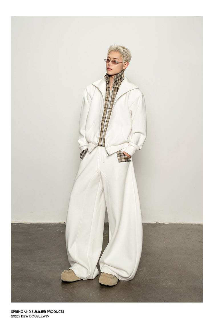 Turn-up Pocket Casual Pants