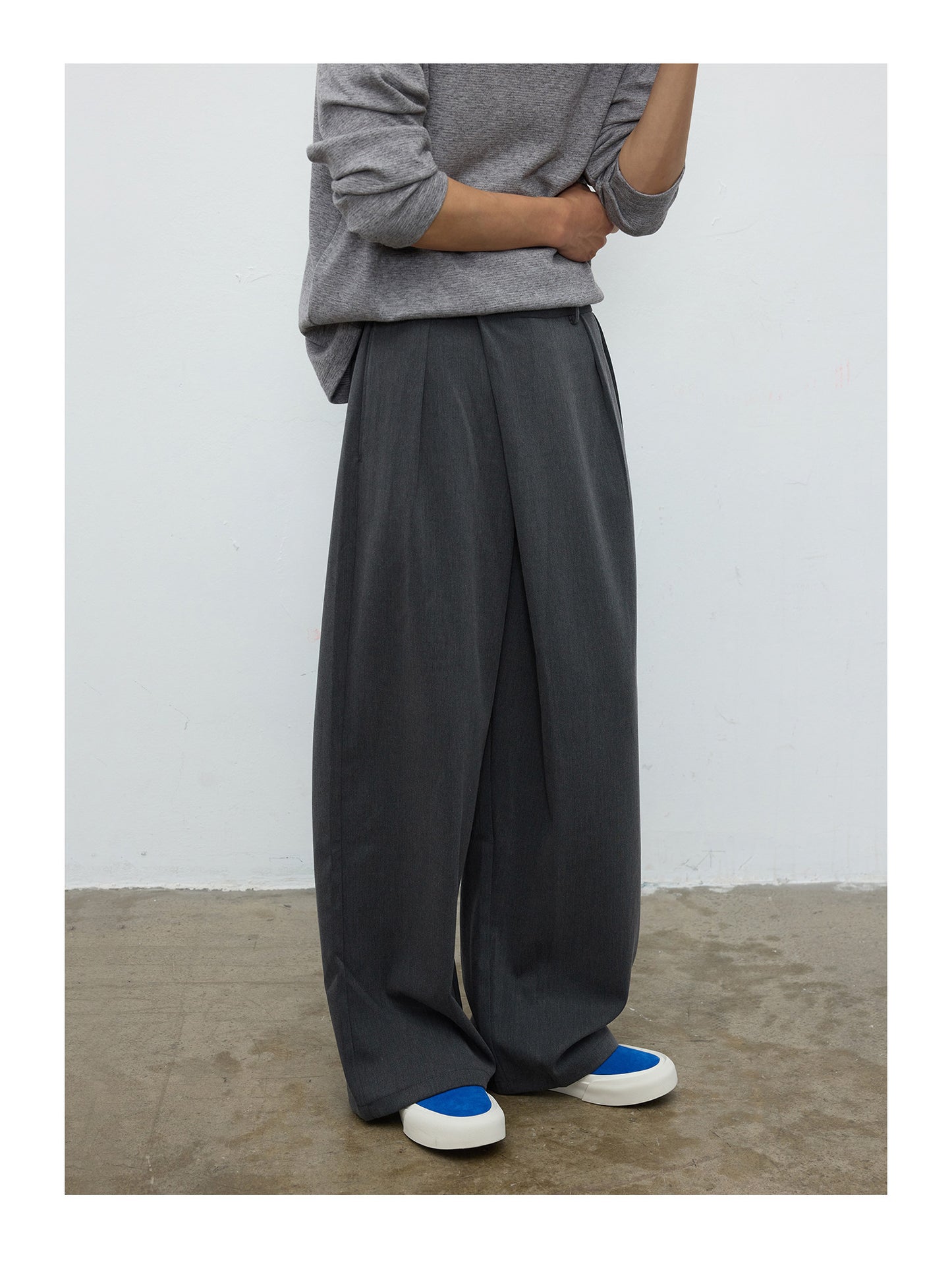 Asymmetrical Casual Pants