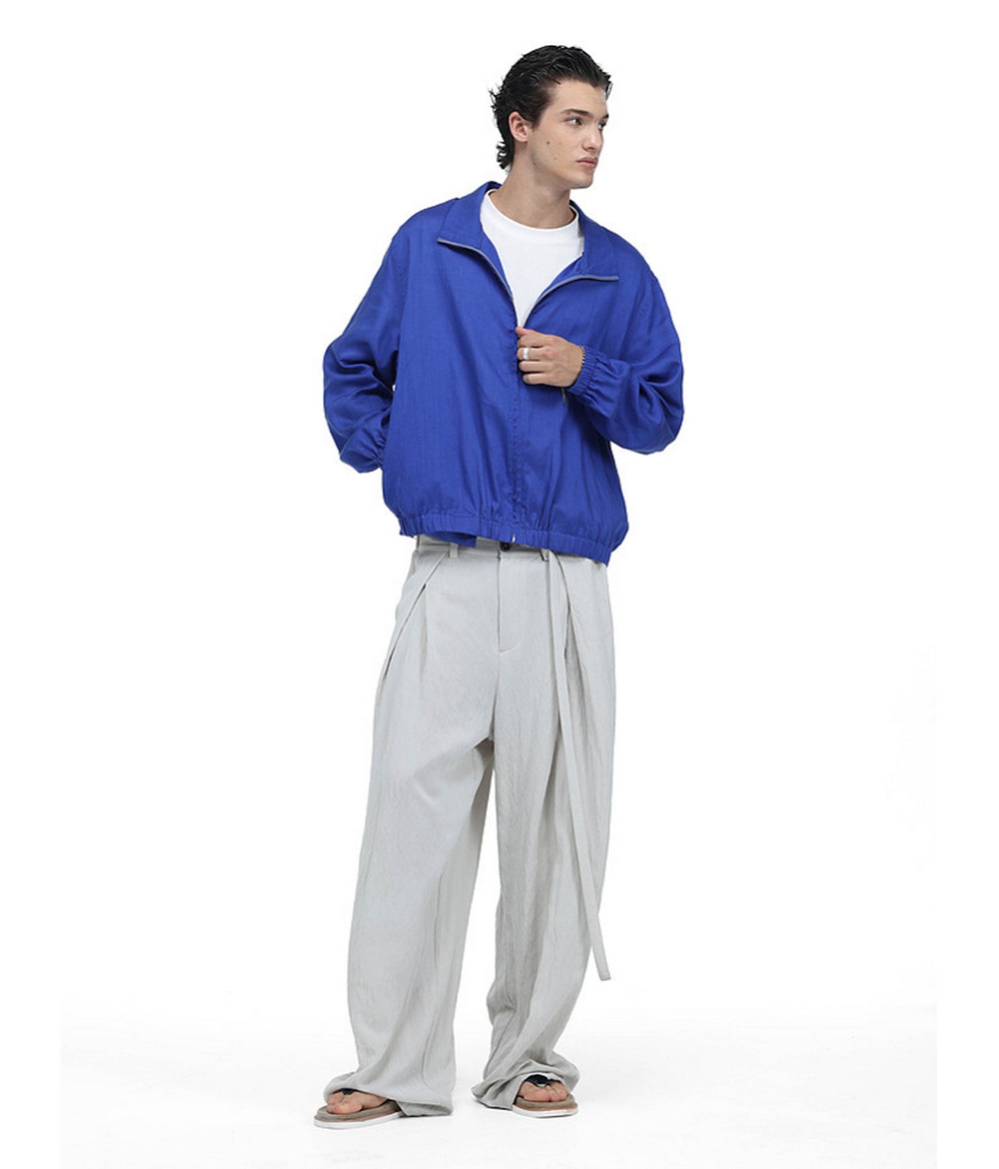 Lightweight Stand-Collar Casual Jacket