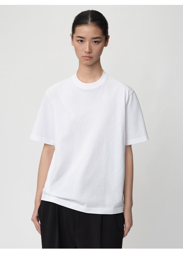 Relaxed-Fit Basic Round-Neck T-Shirt