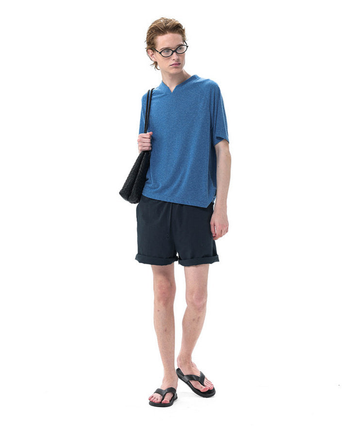 Small V-neck Raglan T-shirt