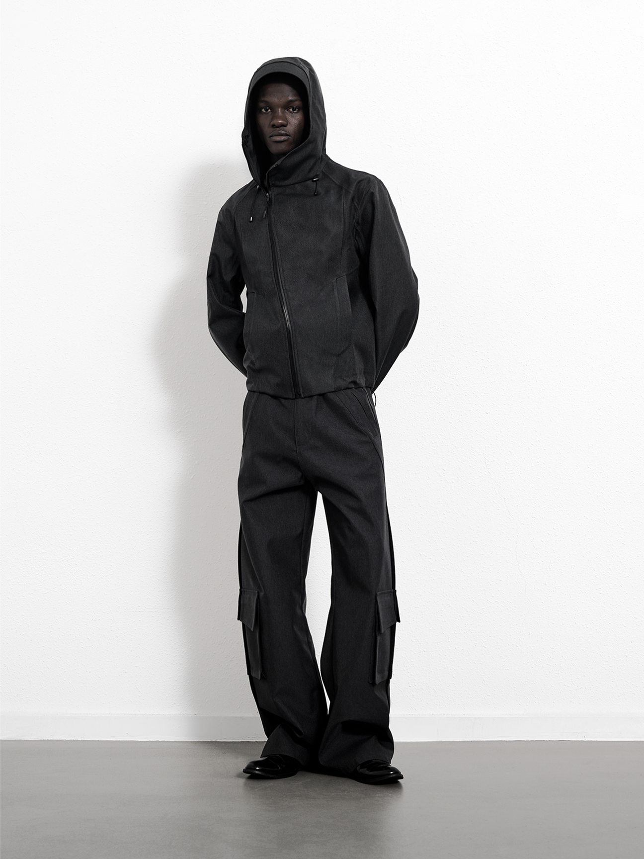 Side zipper waterproof jacket