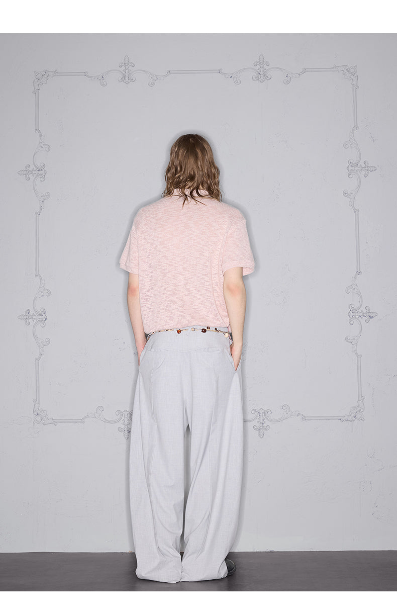 Pleated Casual Pants