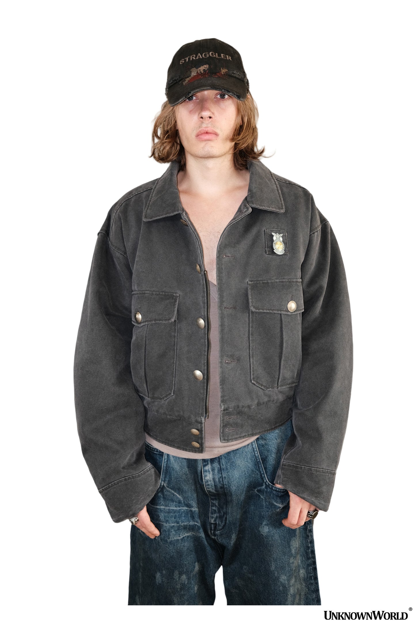 Heavy Canvas Short Wide Jacket