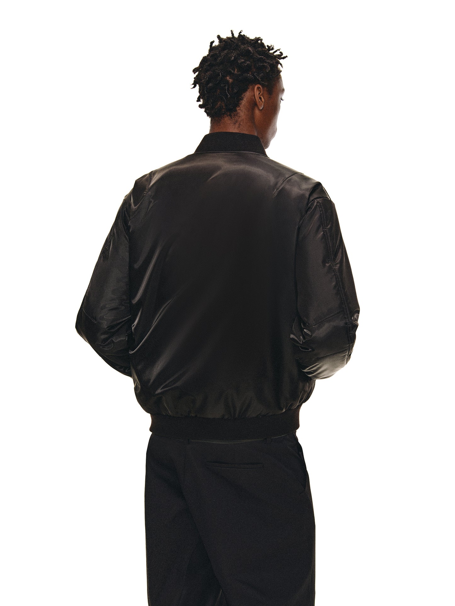 Glossy Bomber Jacket