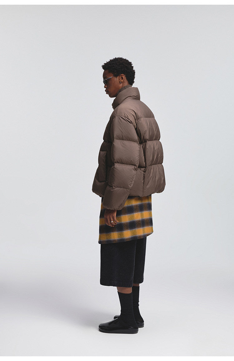 Classic Wrinkle-Processed Down Jacket