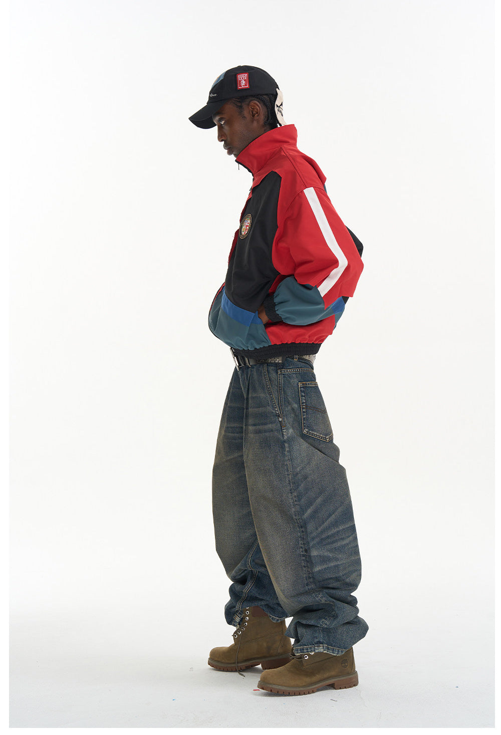 Color Block Sports Jacket