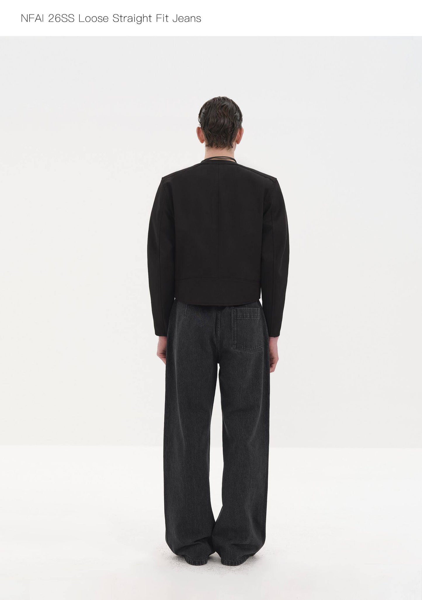 Patchwork Straight Leg Denim