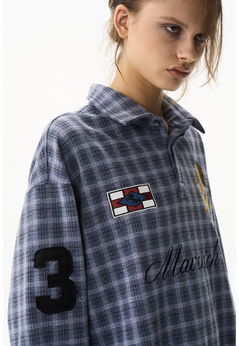 Retro Check Pattern Shirt