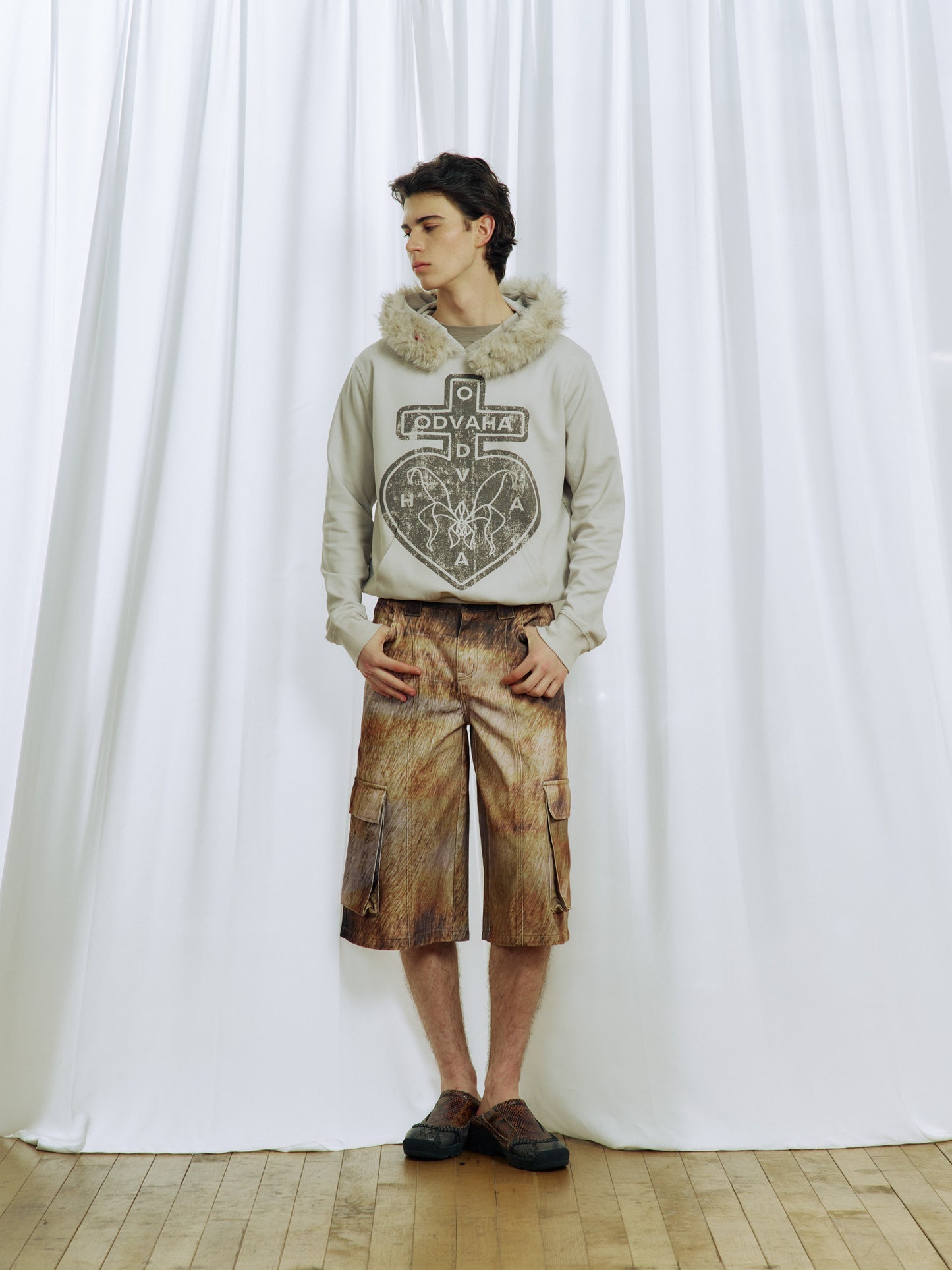 3D-Printed Denim Shorts