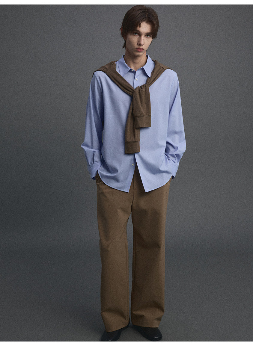 Wide-Leg Comfort Casual Pants