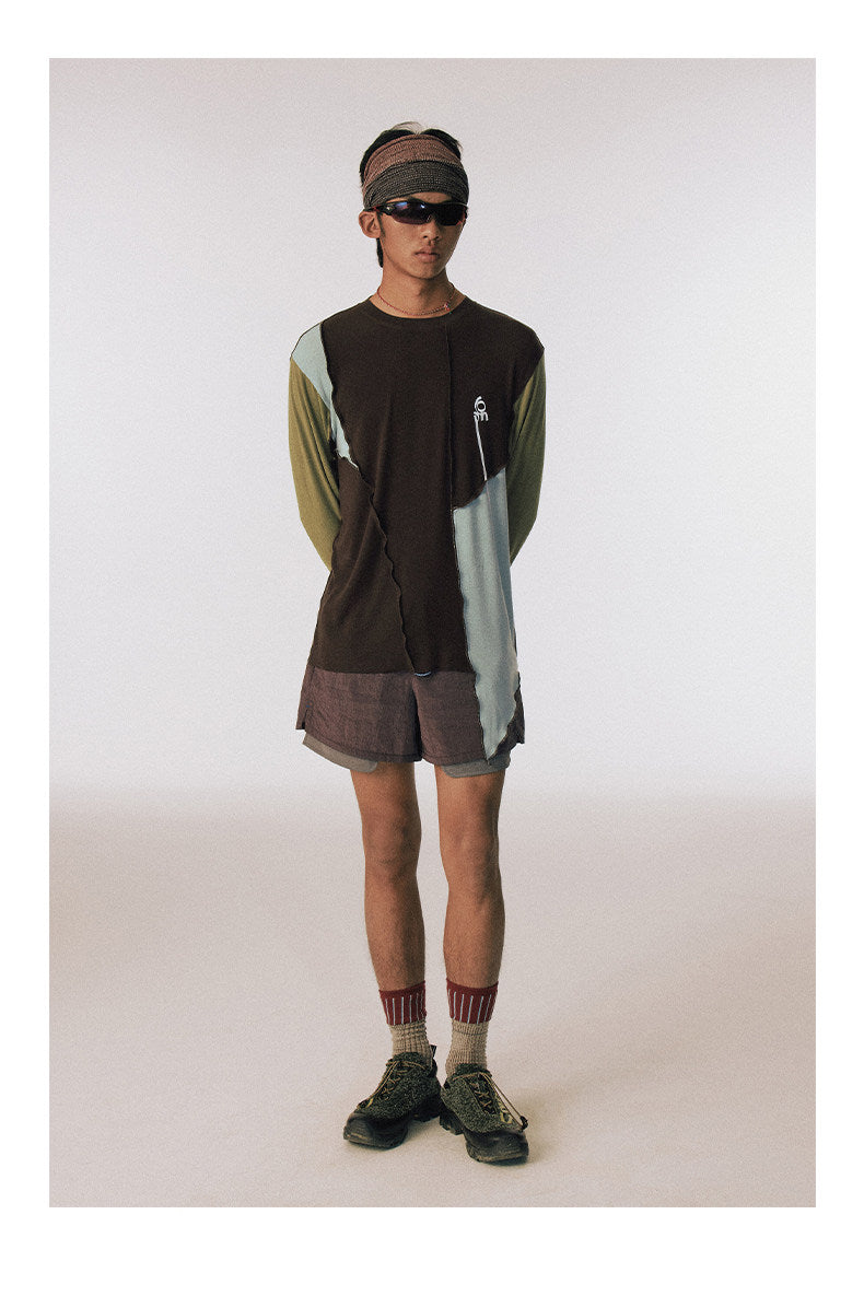 Flag-Print Running T-Shirt