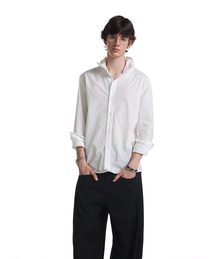 Plain versatile basic shirt