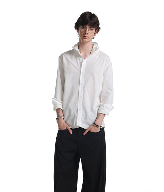 Plain versatile basic shirt