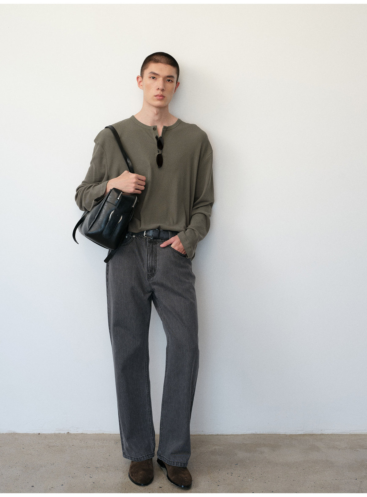 Henry Collar Base Layer T-Shirt