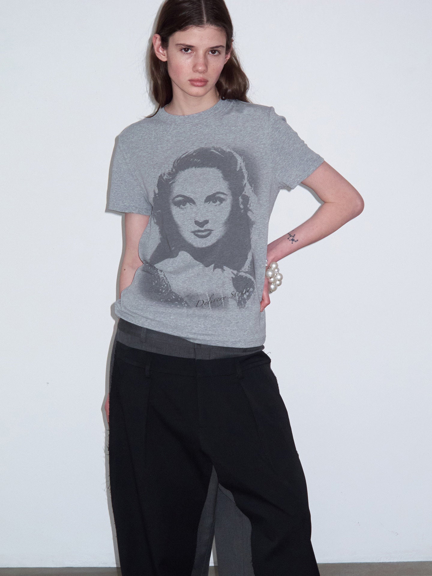 Vintage Portrait Print T-Shirt
