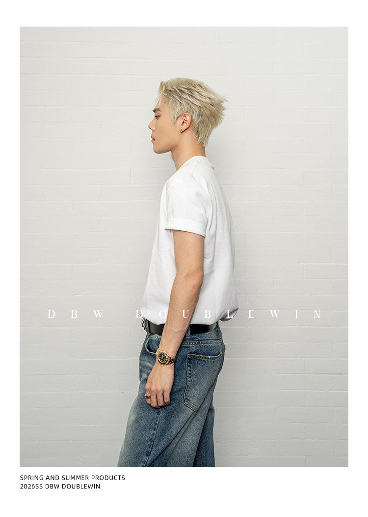 Slim-Fit Regular-Sleeve T-Shirt