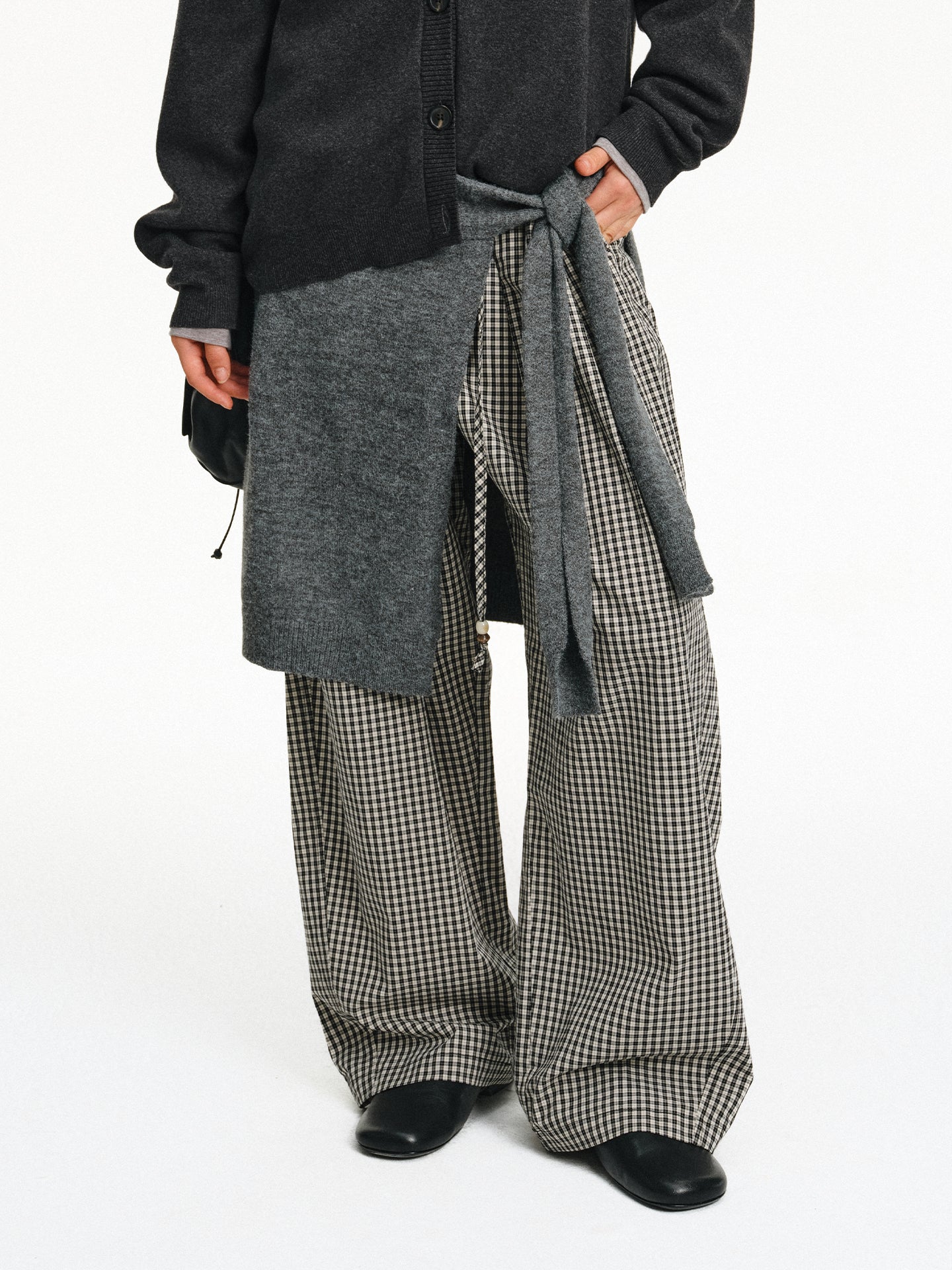 Lazy Check Casual Pants