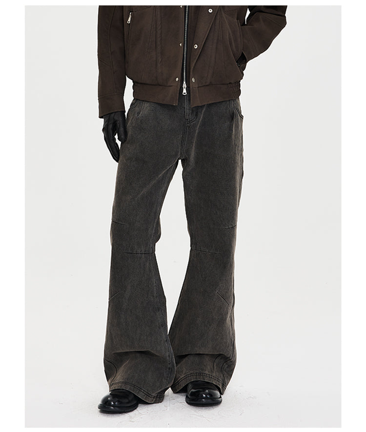 Loose Flare Denim Pants