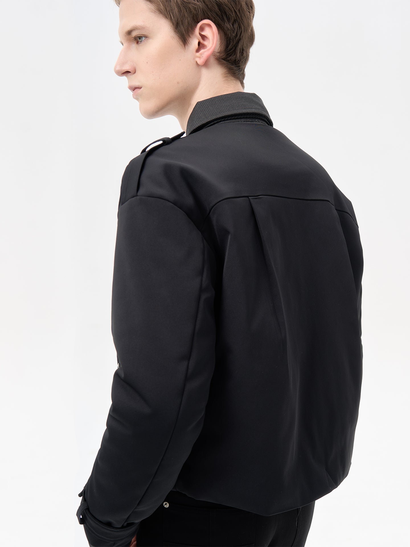 No-Collar Casual Jacket