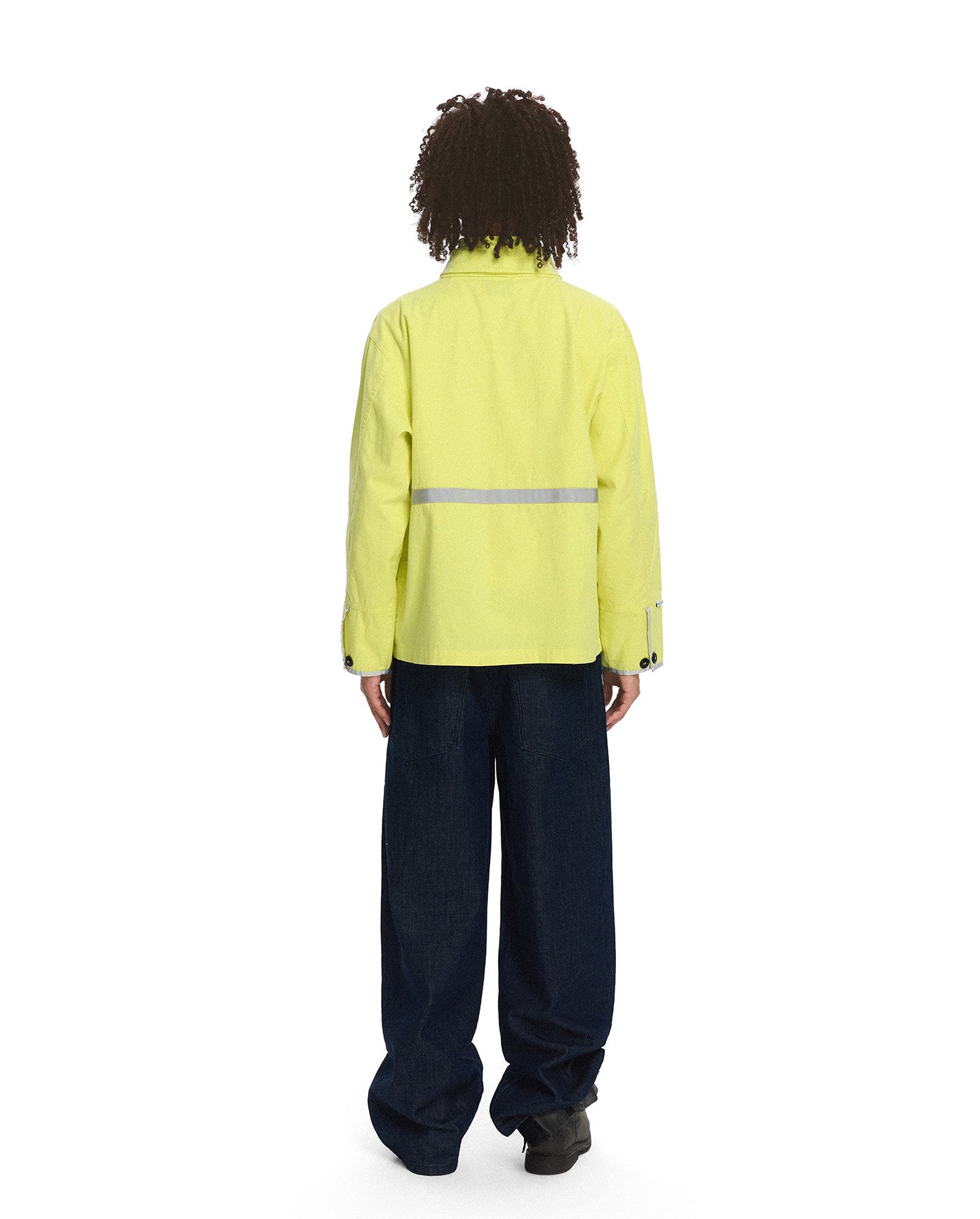 Stand-Up Collar Hooded Zipper Jacket